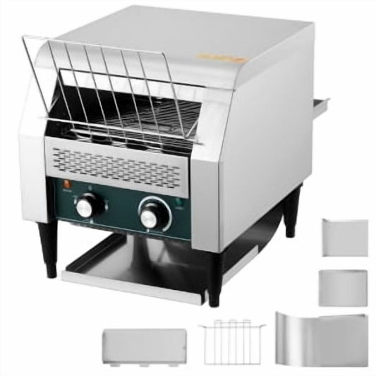 Ataucjin 2 Slice Stainless Steel Toaster, Extra Wide Slots for Toasting Bagels, Breads, Waffles & More, 7 Adjustable Shade Settings, Removable Crumb Tray, Countertop Kitchen Essentials, 850 Watts
