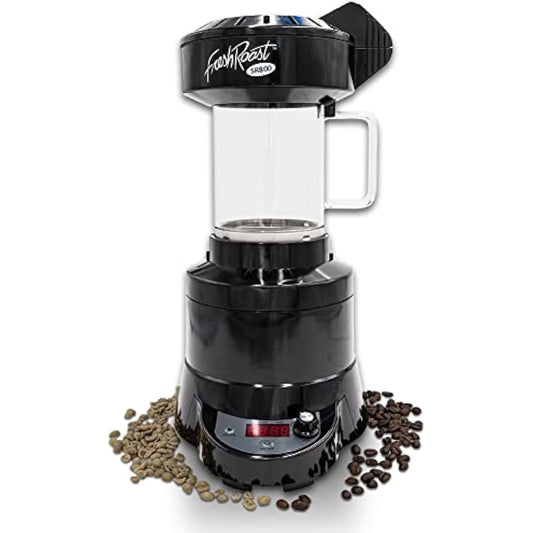 Automatic Coffee Bean Roaster - Roast Coffee At Home - Variable Heat Settings - Convection Fan Control - Digital Status Display - Speed Roasting System - The Freshest Roast On Earth