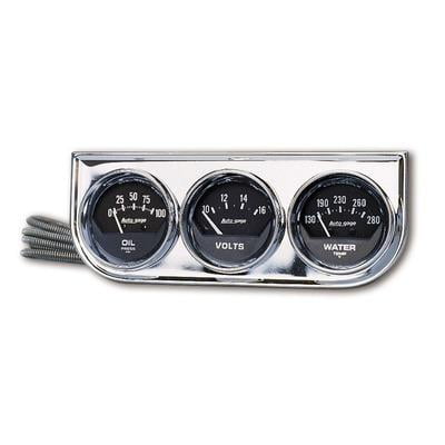 Autometer 2349, 2In Chrm Mech.Gauge Pnl Aftermarket High Performance Parts