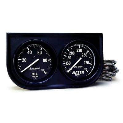 Autometer 2392, 2In Black Mech Gauge Panel Performance Racing Parts
