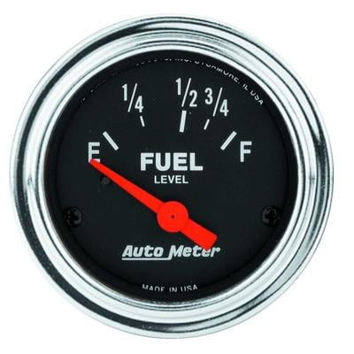 Autometer 2518, 2-1/16In Fuel Level Gauge Performance Racing Parts
