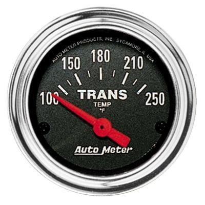 Autometer 2552, 100-250 Trans Temp Gauge Aftermarket High Performance Parts