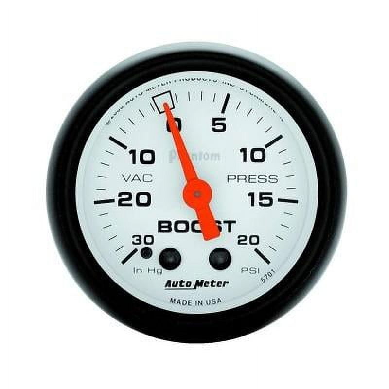 Autometer 5701, 2-1/16In Phantom Boost / Vacuum Gauge Performance Racing
