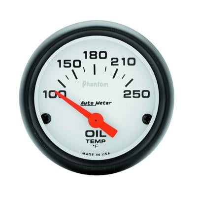 Autometer 5747, Phantom 2 1/16In Oil Temp. 100-250 Elec. Performance Racing