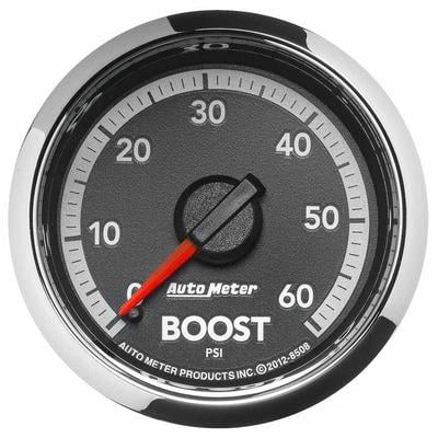 Autometer 8508, 2-1/16  Boost Gauge 0-60 Psi Dodge Diesel Performance