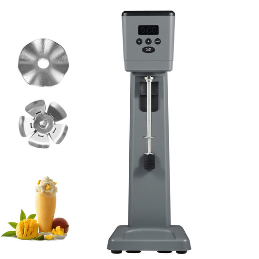 BENTISM Milkshake Maker, 375W Electric Milkshake Machine, Single Head Drink Mixer Blender Machine, LED Intelligent Microswitch, 3-Speed Milkshake Mixer with 820 ml Stainless Steel Cup