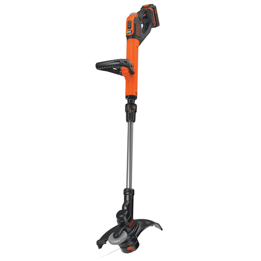 BLACK+DECKER 20V String Trimmer and Edger, 12-Inch, 1.5Ah, Two Batteries Included