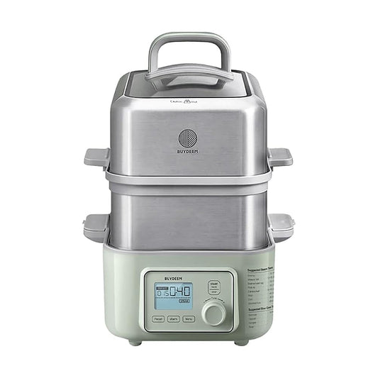 BUYDEEM G563-A501 10 qt 2-Tier Electric Food Steamer