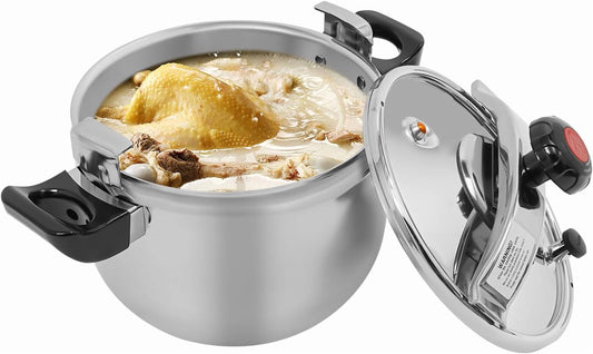 Bacocoo Pressure Cooker & Stainless Steel Pressure Cooker & Super Safety Lock Explosion Proof,Suitable for All Hob Types,Instant Fast Ollas De Presion Para Cocinar. (11L)