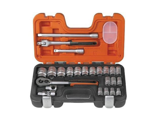 Bahco - S240 Socket Set of 24 Metric 1/2in Drive