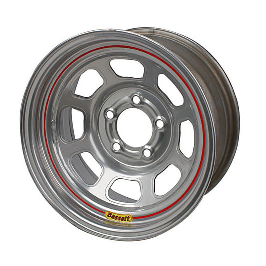 Bassett 15 x 7 No-Beadlock 5 on 4.75 DOT/IMCA Wheel 3.75 Backspace
