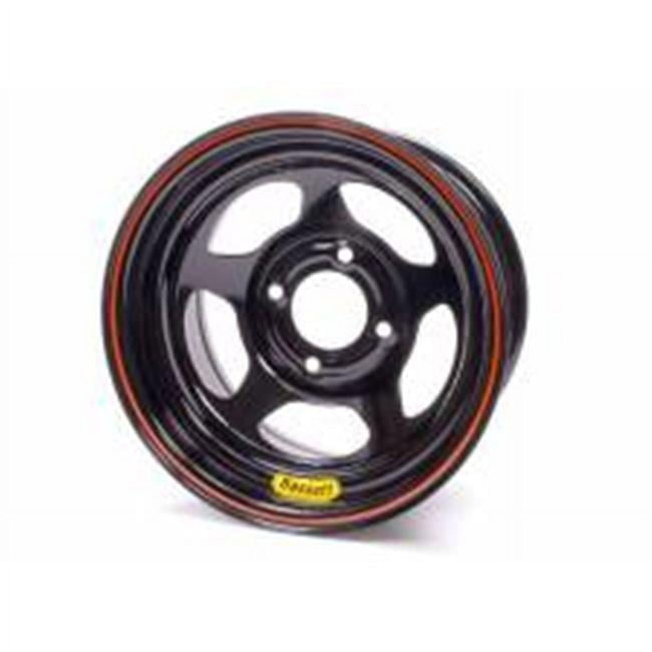 Bassett 37SP3 13 x 7 in. Mini-Stock Spun Wheel - Black