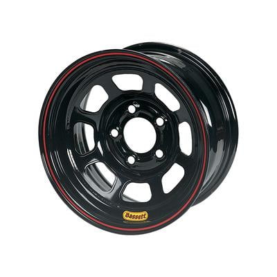 Bassett 47SF2, Wheel 14X7 D-Hole 5X 4.5In 2In Bs Black Performance Racing