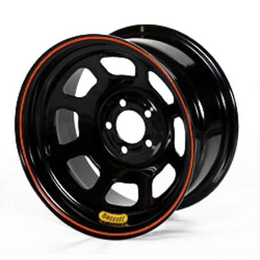 Bassett 47SN2 14X7 D-Hole 5x100 mm 2 In. Backspace Black Wheel