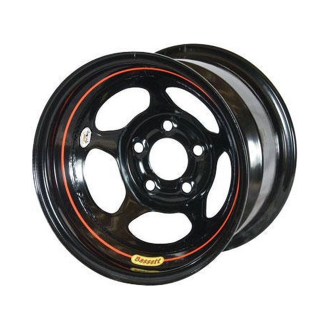 Bassett 58AC2W 15X8 Inertia 5on4.75 2 In Backspace Wissota Black Wheel