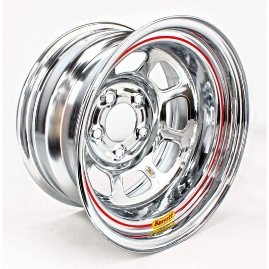 Bassett 58DF4WC 15X8 D-Hole 5x4.5 4 In Bckspc Wissota Wheel