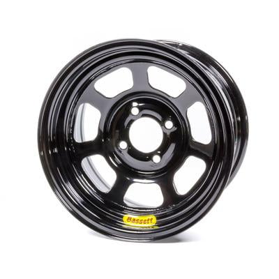Bassett L37SH4, 13X7 4X100Mm 4In Bs Black Performance Racing Parts