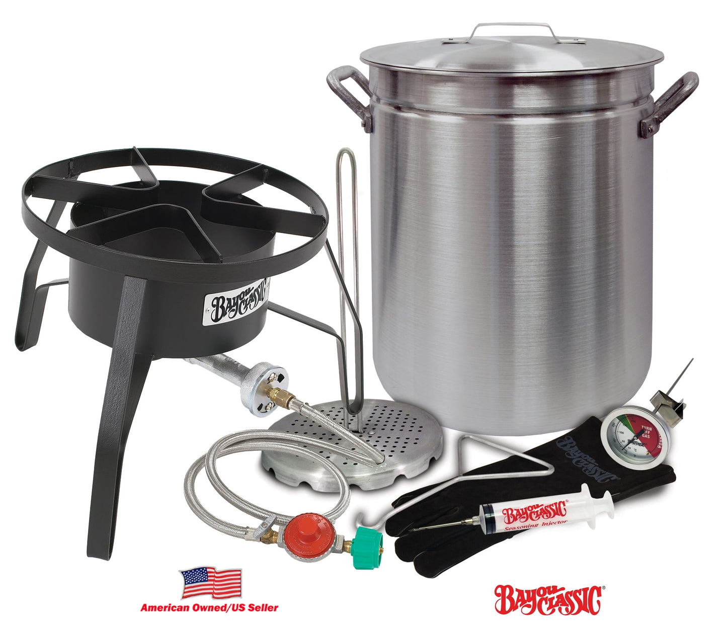 Bayou Classic 42 qt 50,000 BTU Aluminum Turkey Fryer