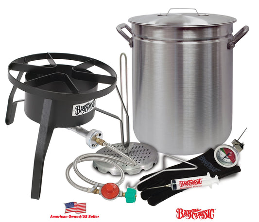 Bayou Classic 42 qt 50,000 BTU Aluminum Turkey Fryer