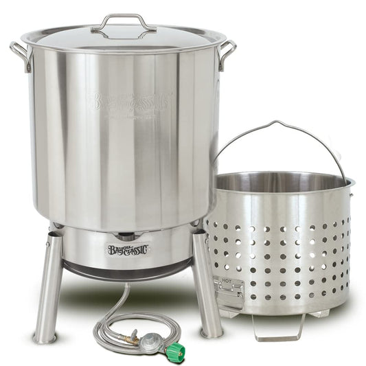 82QT STAINLESS STEAM/BOIL COOKER KIT