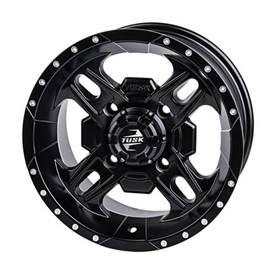 Beartooth Wheel 14x7 4.0 + 3.0 Matte Black 4/137 Compatible With Can-Am Defender HD10 X-MR 2020