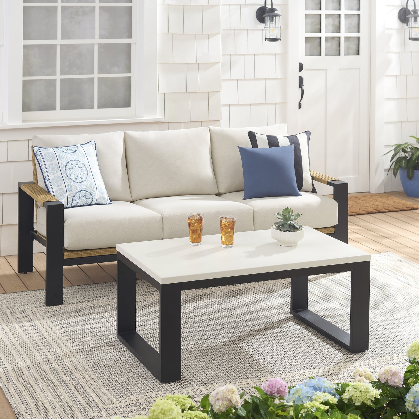 Better Homes & Gardens Ventura Outdoor Steel Patio Coffee Table