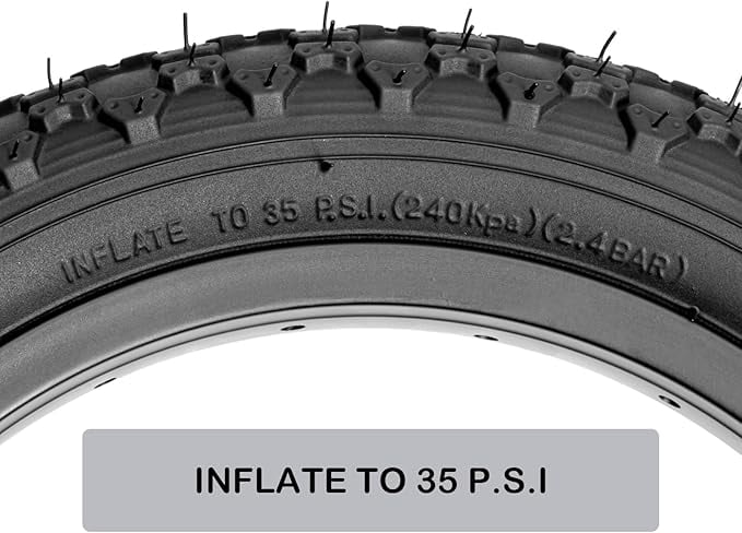 Bike Tire 20-inch x2.125 inch,Kids Bike Folding Replacement Tire Compatible with  and Children Racing