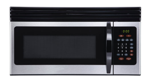 Black Decker Over The Range 1.6 cu ft Microwave Oven in Stainless Steel