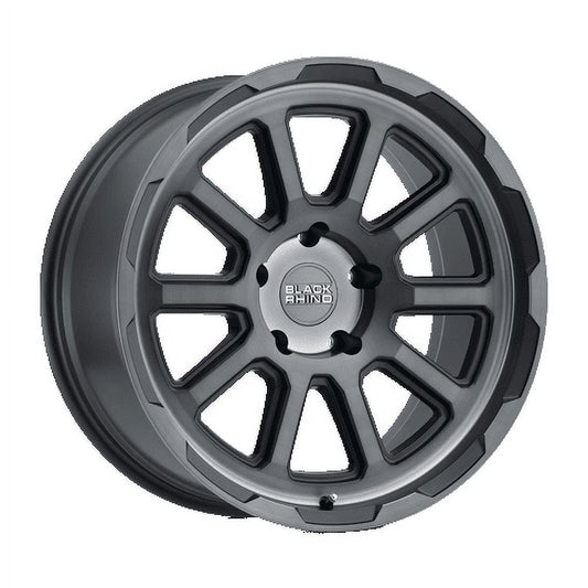 Black Rhino Chase 20X8.5 5X112 10Et 76.1Cb Brushed Gunmetal Wheel