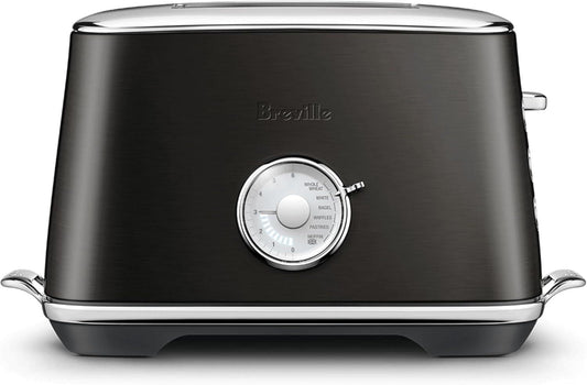 Breville BTA735BST Toast Select Luxe Kitchen Toaster, 2 Slice, Black Stainless Steel