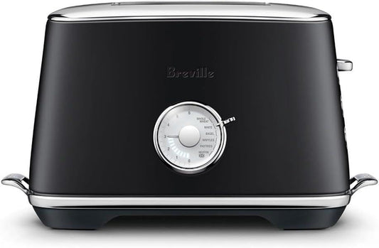 Breville BTA735BTR Toast Select Luxe Kitchen Toaster, 2 Slice, Black Truffle