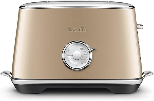 Breville BTA735RCH Toast Select Luxe Kitchen Toaster, 2 Slice, Royal Champagne