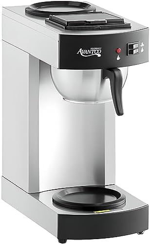 C10 12 Cup Pourover Commercial Coffee Maker with 2 Burners - 120V by