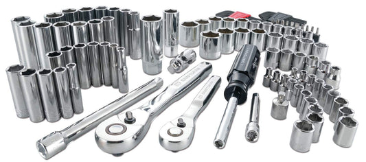 CRAFTSMAN CMMT12023, Polished Chrome Finish Drive Mech Tool Socket Wrench and Set, 105 Piece
