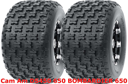 Cam Am DS450 650 BOMBARDIER 650 Set 2 Rear 20x10-9 20x10x9 Sport ATV Tires