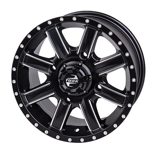 Cascade Wheel 14x7 4.0 + 3.0 Machined/Black 4/137 Compatible With Tracker SVX 1000 2020