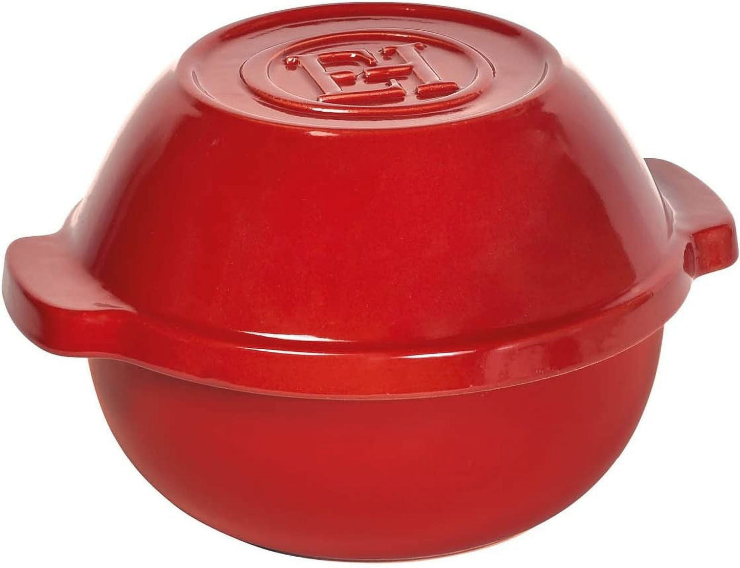Ceramic Bread/Potato Cooker | Burgundy