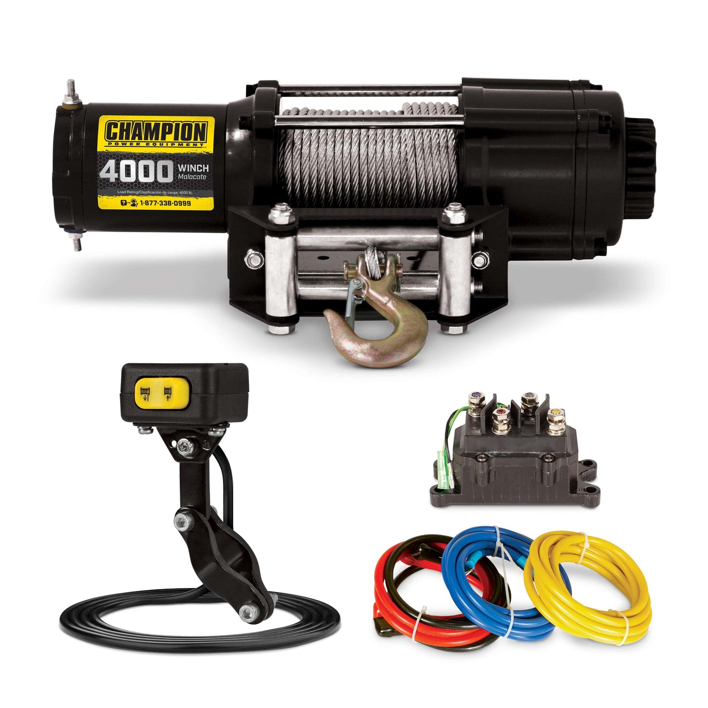 Champion 14001 4000-lb. ATV/UTV Winch Kit with Mini-Rocker