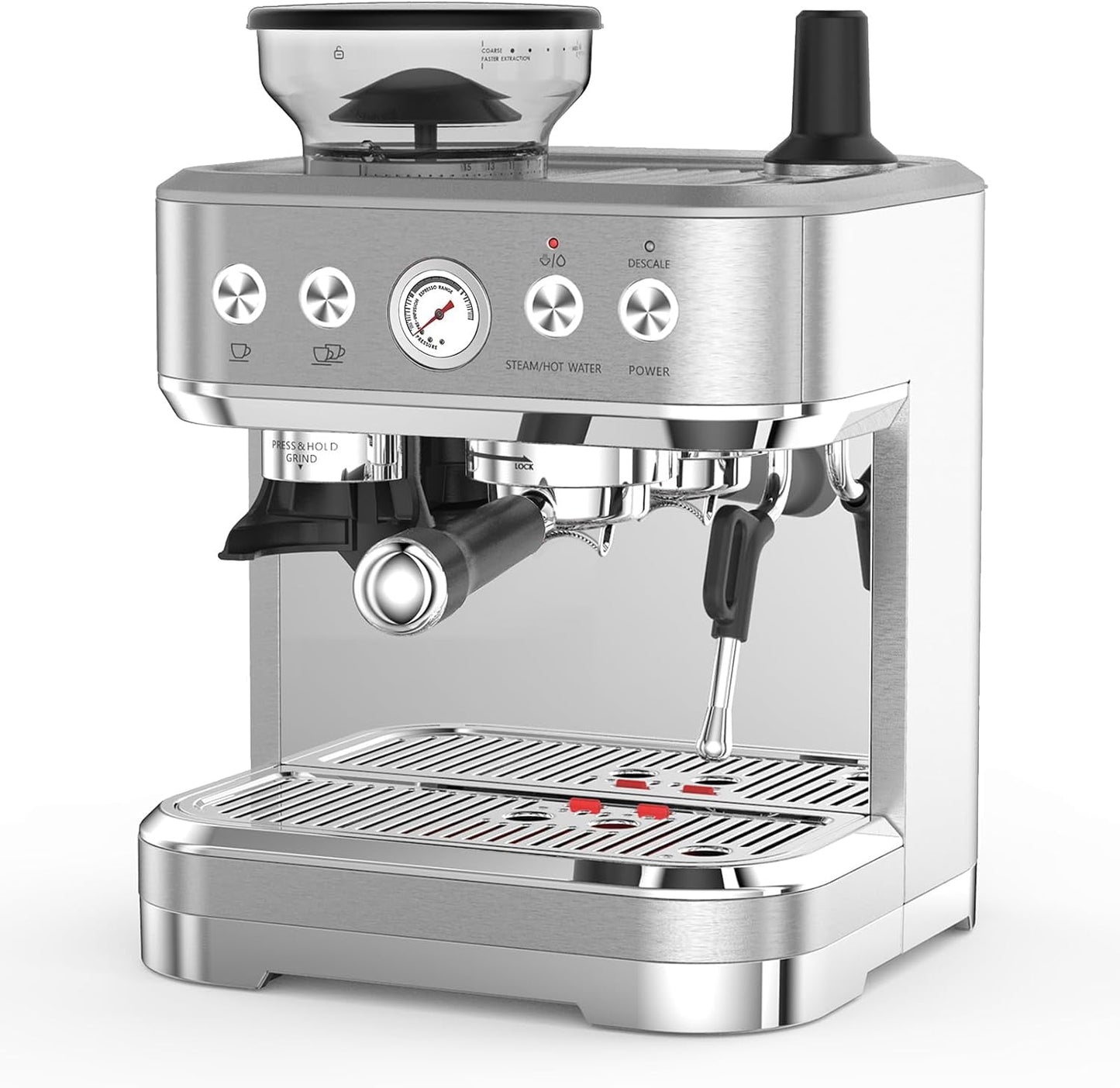 ChaoLink Espresso Machine with Grinder, 20 Bar Semi Automatic, 95oz Water Tank
