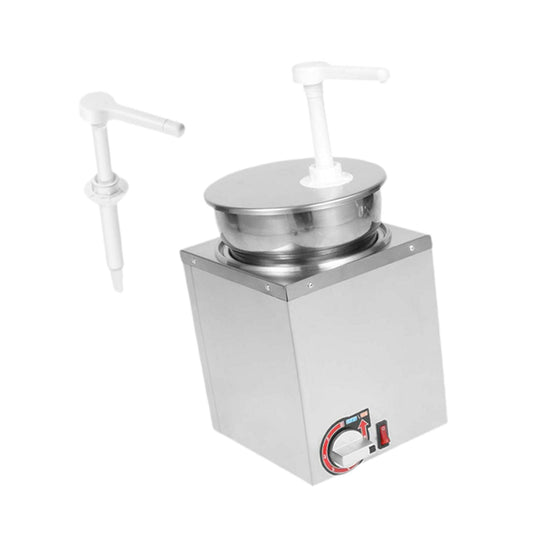 Cheese Warmer Sauce Warmer Commercial Dispenser with a Large 4L Capacity for Snack Bars and Buffets