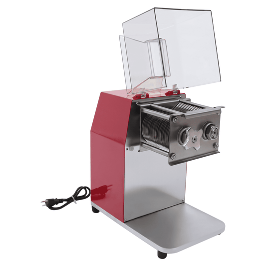 ChicHomey Efficient 1100W Meat Cutter Machine, Stainless Steel Knife, Large Inlet for Quick Cutting, One-Touch Control for Easy Use