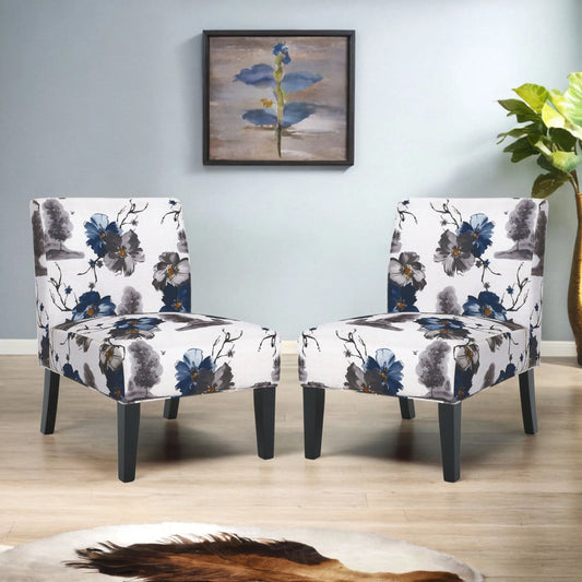 Christopher Knight Home Contemporary Upholstered Accent Chair with Floral Print Fabric, Set of 2