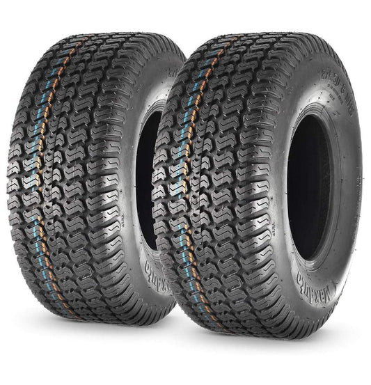 CintBllTer 18X6.50-8 18x6.5x8 Turf Saver Lawn Mower Golf Cart Tire 4PR, Set of 2