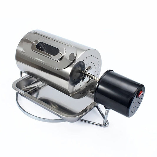 Coffee Beans Roaster Stainless Steel Cafe Bean Roasting Machine Baking Fry Peanut Grain Nuts Dryer ,Power Tools