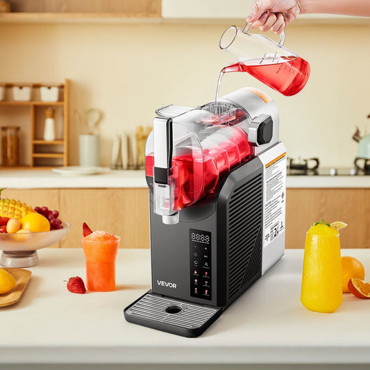 Commercial-Grade Slushy Machine 2L - No Ice Needed, 6 Program Frozen Drink Maker for Smoothies, Cocktails & Slurpees