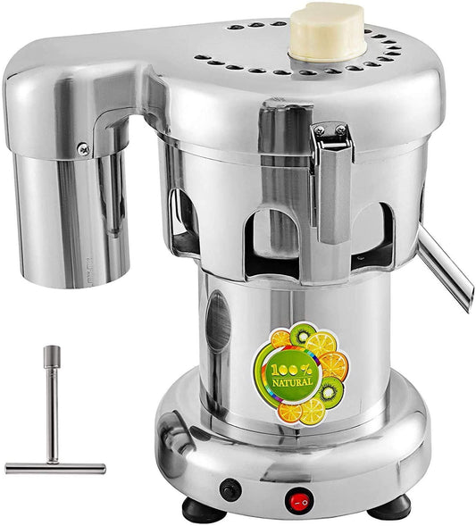 Commercial Juice Extractor Heavy Duty Juicer with Aluminum Casting and Stainless Steel Construction, Powerful 2800 RPM Centrifugal Juicer for Efficiently Juicing Both Fruits