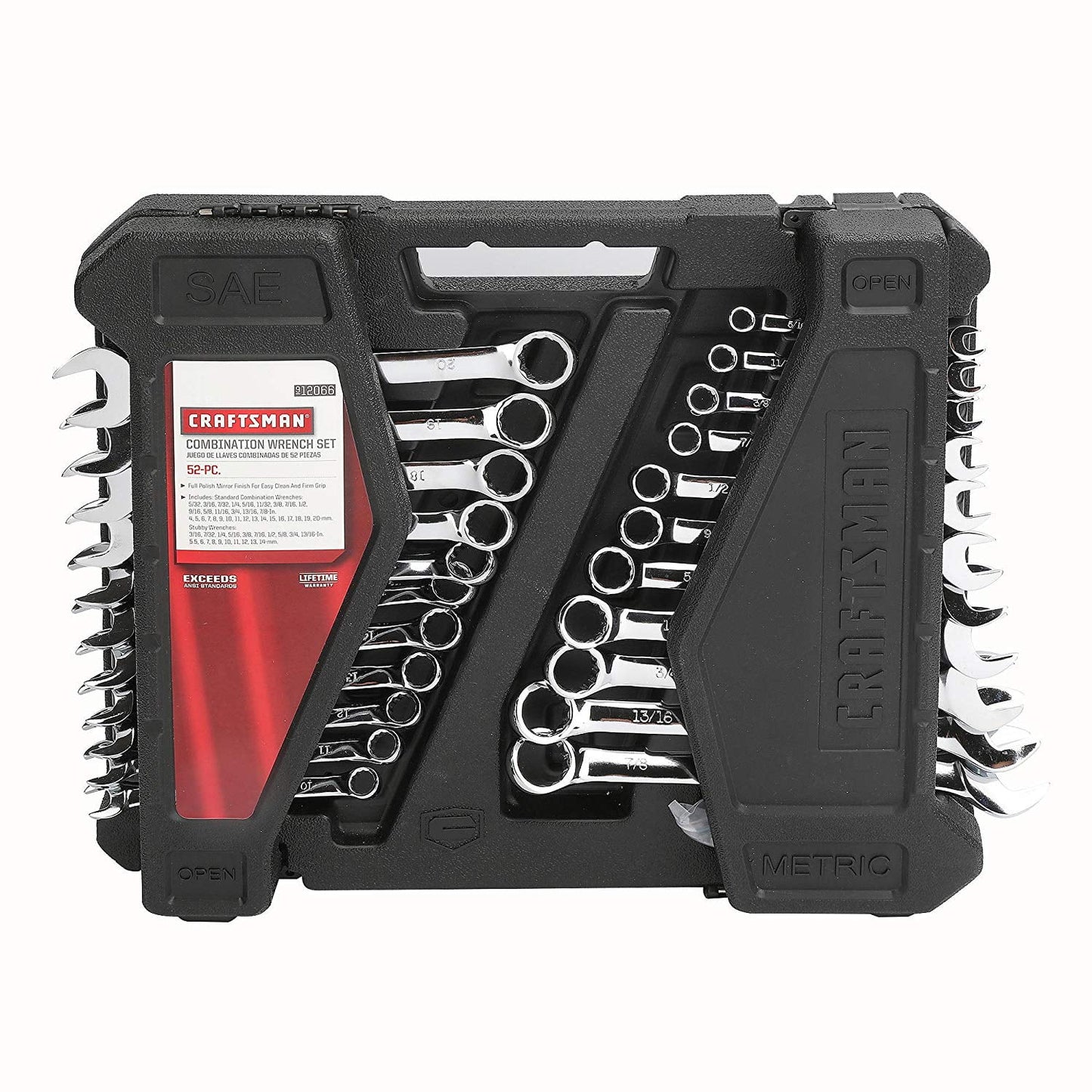 Craftsman Metric Combination Wrench Set 52 Piece