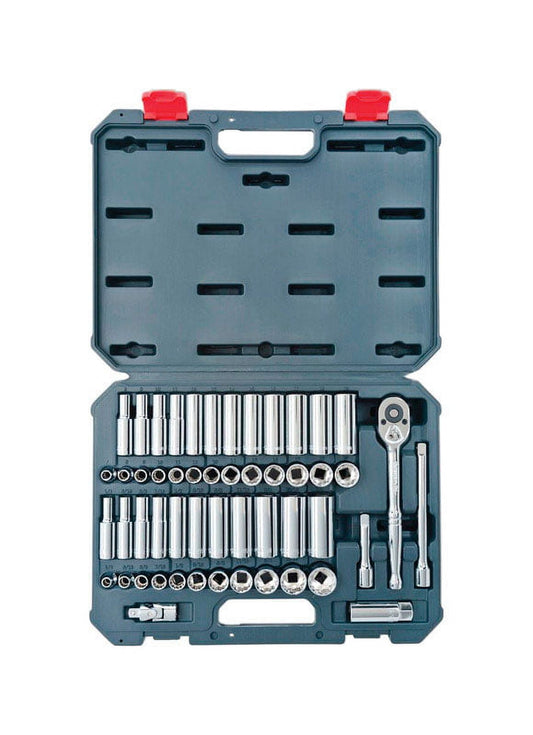 Crescent 52pc 3/8in Drive 6 & 12 Point Standard & Deep SAE/Metric Mechanics Tool Set