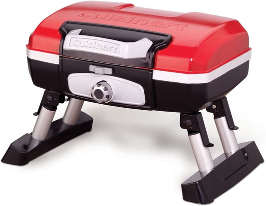 Cuisinart Portable Tabletop Gas Grill, 1-Burner Portable Barbecue Grill for Patio