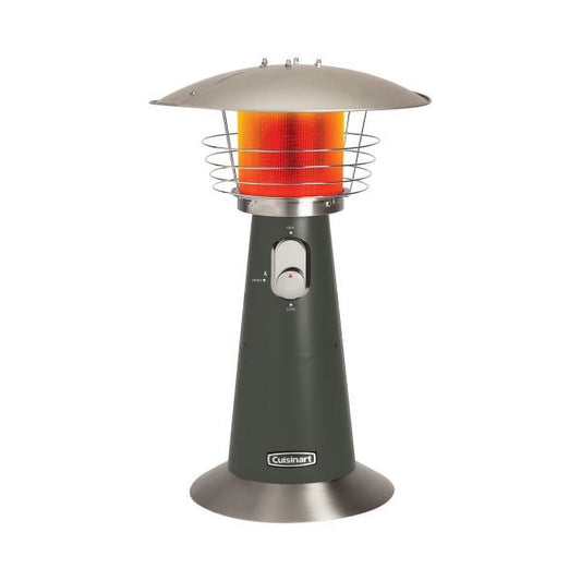 Cuisinart Portable Tabletop Patio Heater, Dark Gray, 11,000 BTU Propane